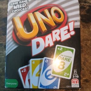 Mattel UNO Dare Card Game - Red, Yellow, Blue